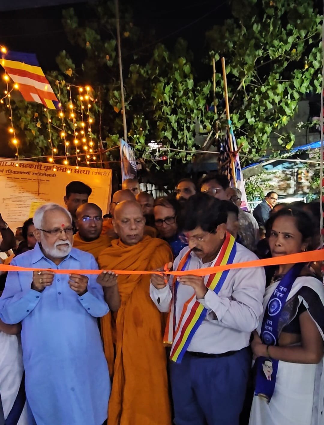 सम्राट अशोक बुद्धविहार उद्घाटन सोहळा उत्साहात संपन्न