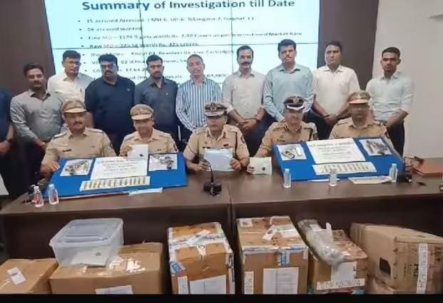 ड्रग्स रॅकेटचा भांडाफोड ३२८ कोटींच्या ड्रग्सचं रॅकेट सापडलं; अंडरवर्ल्ड कनेक्शन 15 आरोपींना अटक