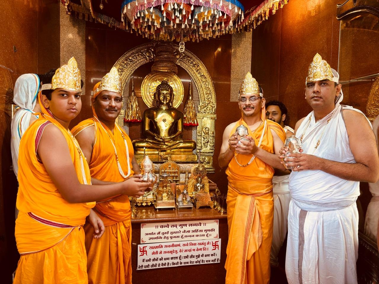कोथरुड चांदणी चौक जैन मंदिरामध्ये दशलक्षण महापर्व चे उत्साहात आयोजन