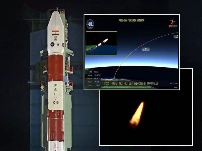 इस्रोने रचला इतिहास! महत्त्वकांक्षी ‘स्पेडेक्स मिशन’चे यशस्वी प्रक्षेपण