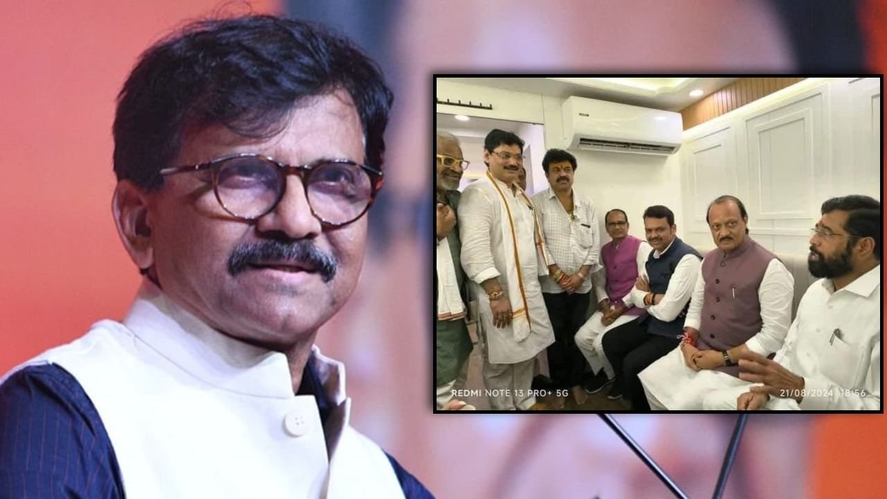 संजय राऊतांकडून ‘तो’ खळबळजनक फोटो ट्वीट, म्हणाले “एका फ्रेममध्ये सगळे…”