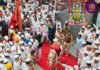 चला जाऊ पंढरीला । विठ्ठल भेटेल आपल्याला ।। पालखी प्रस्थान सोहळ्यावेळी हरिनामाने दुमदुमली अलंकापुरी