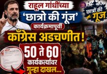 राहूल गांधींच्या कार्यक्रमापूर्वी काँग्रेस अडचणीत, ५० ते ६० कार्यकर्त्यांवर गुन्हा दाखल… ABVP तक्रारीची गंभीर दखल